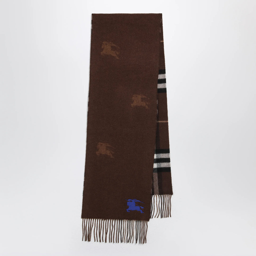 Burberry - Reversible Check cashmere scarf with EKD Brand Apparel & Accessories > Clothing Accessories > Scarves & Shawls TU