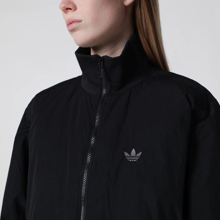 adidas Originals - Oversize Nylon oversized bomber jacket in black nylon Brand Apparel &amp; Accessories > Clothing > Outerwear > Coats &amp; Jackets S