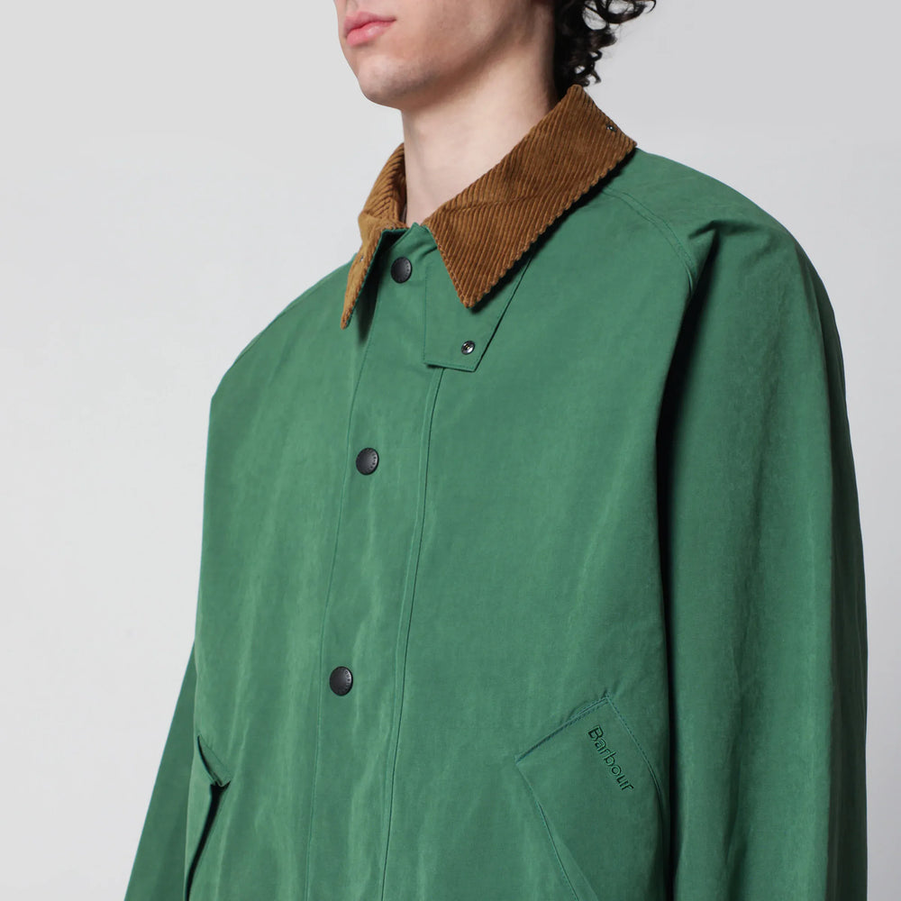 Barbour - Oversized Transporter Racing Green jacket Brand Apparel & Accessories > Clothing > Outerwear > Coats & Jackets 42