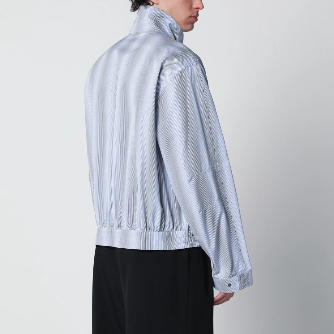 Dries Van Noten - Textured striped zip jacket Brand Apparel &amp; Accessories > Clothing > Outerwear > Coats &amp; Jackets