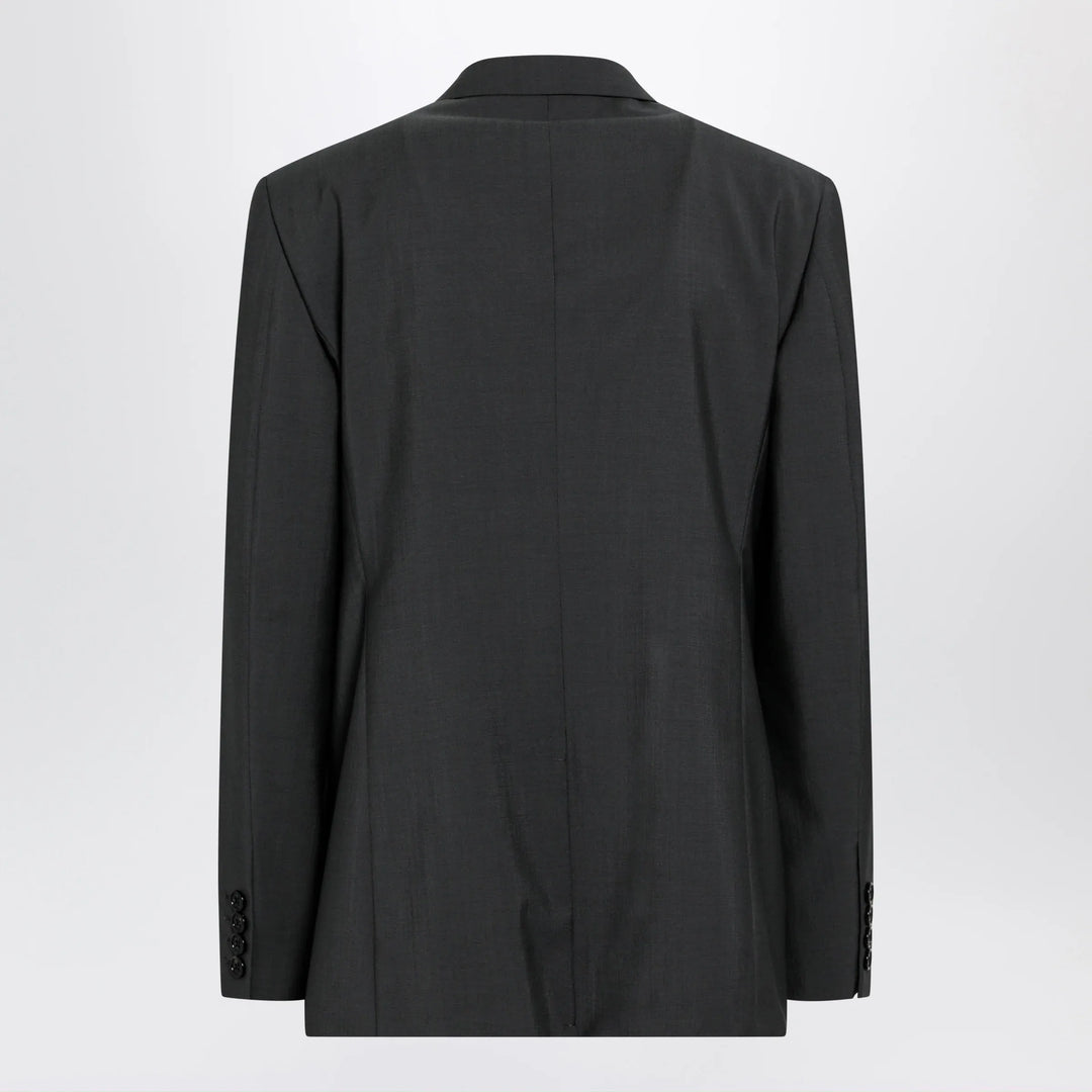 Valentino - Single-breasted wool and mohair jacket in black Brand Apparel &amp; Accessories > Clothing > Outerwear > Coats &amp; Jackets