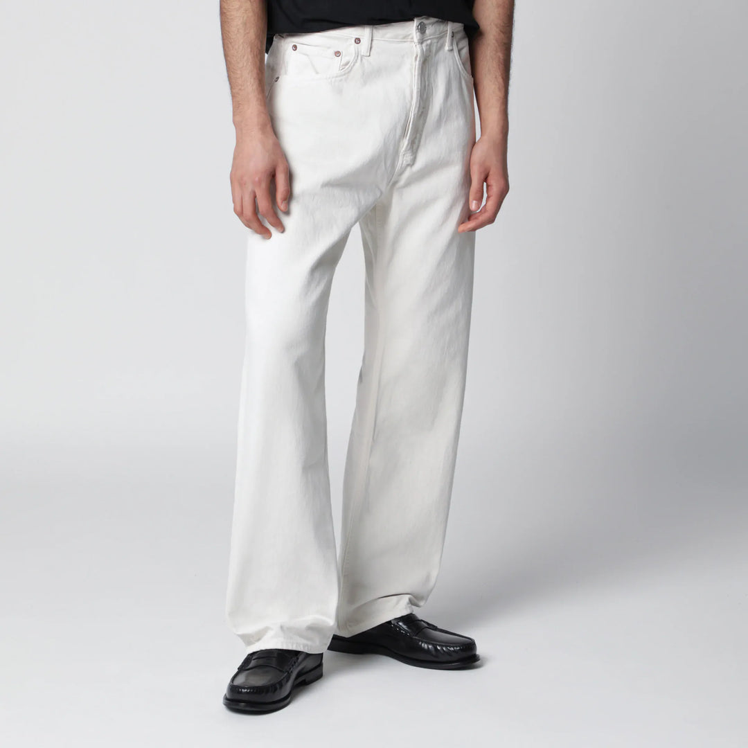 AGOLDE - White trousers in regenerated denim Brand Apparel &amp; Accessories > Clothing > Pants 30