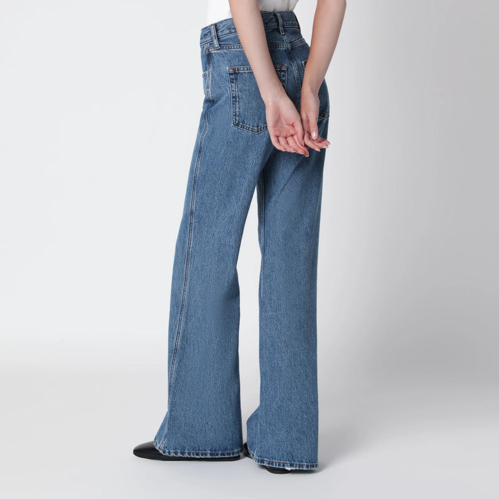 ANINE BING - Wyatt flared jeans in Freshwater Blue wash Brand Apparel & Accessories > Clothing > Pants