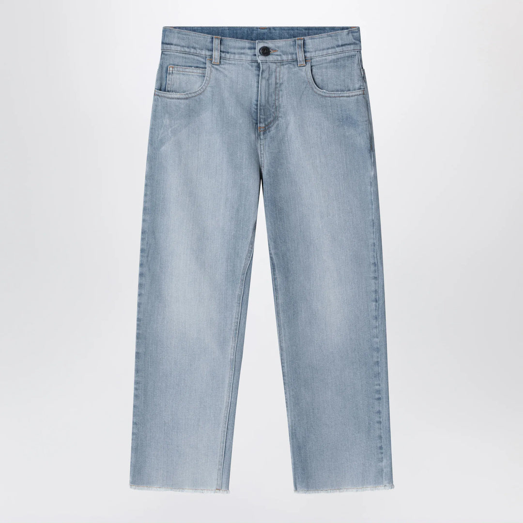 Golden Goose - Medium blue jeans with logo embroidery Brand Apparel & Accessories > Clothing > Pants 4