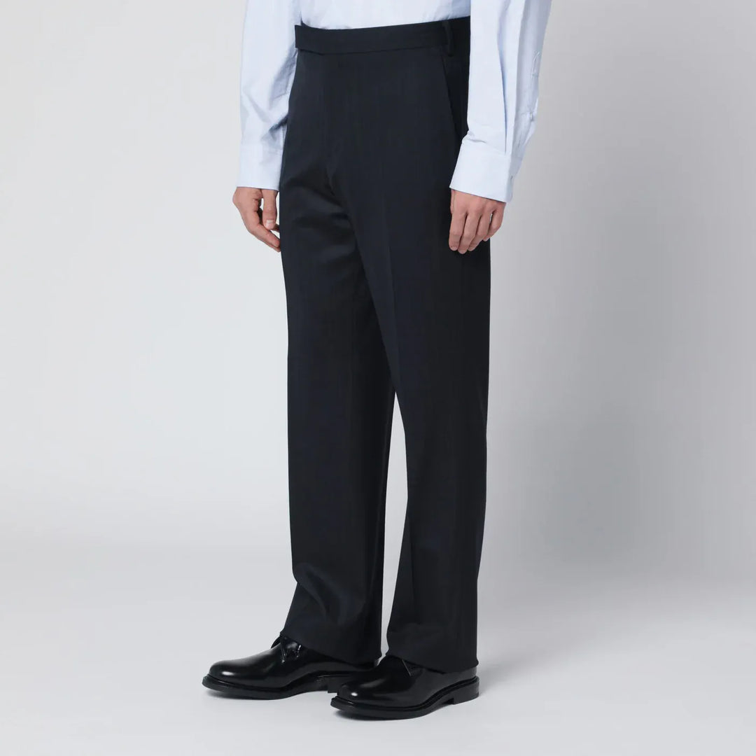 Lardini - Blue wool blend trousers Brand Apparel &amp; Accessories > Clothing > Pants 50 IT