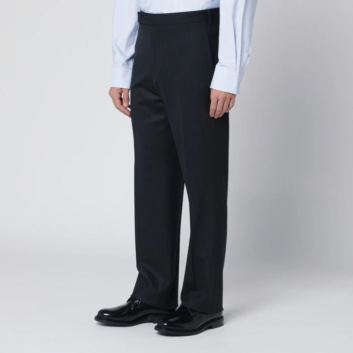 Lardini - Blue wool blend trousers Brand Apparel &amp; Accessories > Clothing > Pants 50 IT