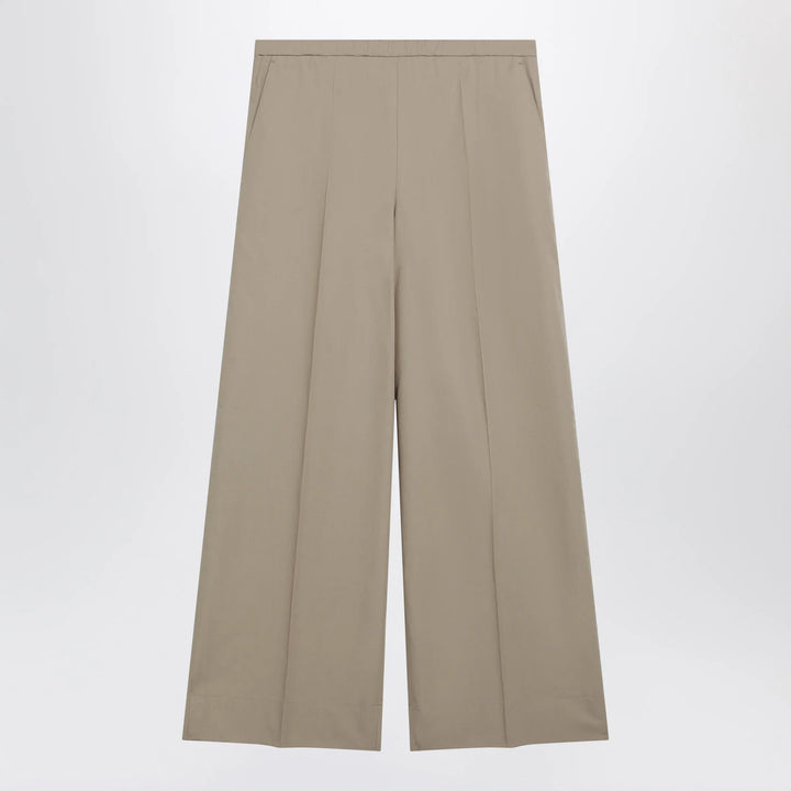 Moncler - Beige cotton trousers Brand Apparel &amp; Accessories > Clothing > Pants