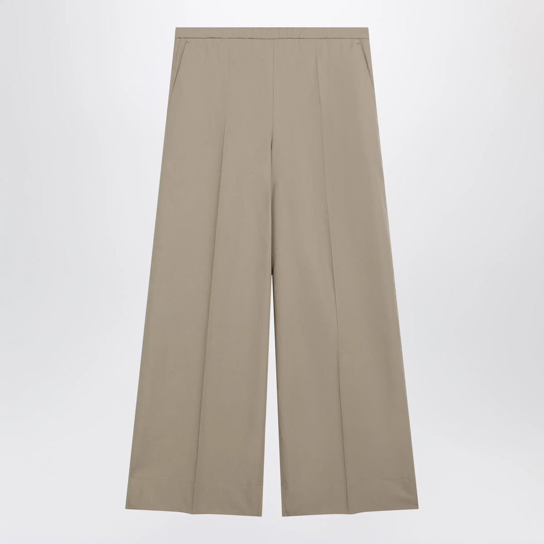 Moncler - Beige cotton trousers Brand Apparel &amp; Accessories > Clothing > Pants 38  IT
