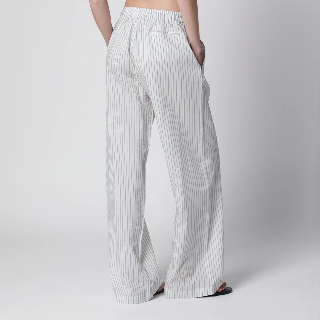 Róhe - Silk striped pajama trousers Brand Apparel &amp; Accessories > Clothing > Pants