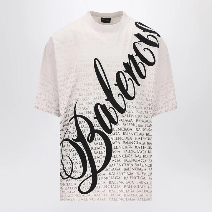 Balenciaga - White Big B T-shirt Brand Apparel &amp; Accessories > Clothing > Shirts &amp; Tops XL