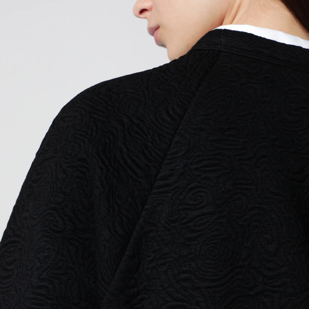 Dries Van Noten - Black viscose-blend sweatshirt Brand Apparel & Accessories > Clothing > Shirts & Tops