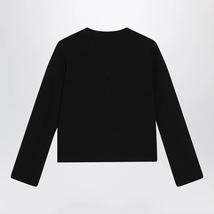 Max Mara - Black viscose-blend cardigan Brand Apparel &amp; Accessories > Clothing > Shirts &amp; Tops