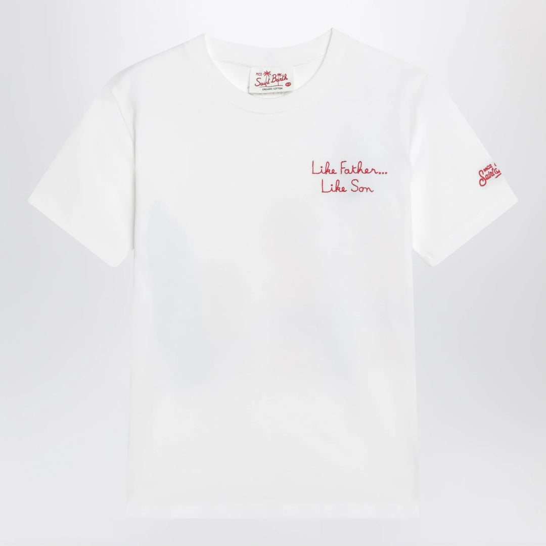 MC2 Saint Barth - White T-shirt with The Simpsons Homer and Bart print Brand Apparel & Accessories > Clothing > Shirts & Tops 1