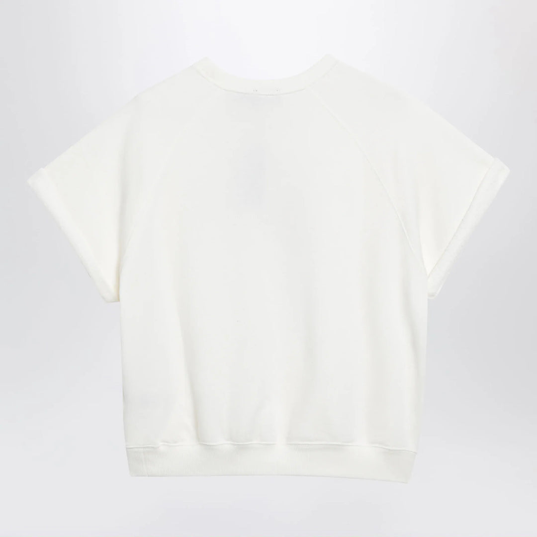 Polo Ralph Lauren - Ivory Polo Bear short-sleeve cotton sweatshirt Brand Apparel &amp; Accessories > Clothing > Shirts &amp; Tops
