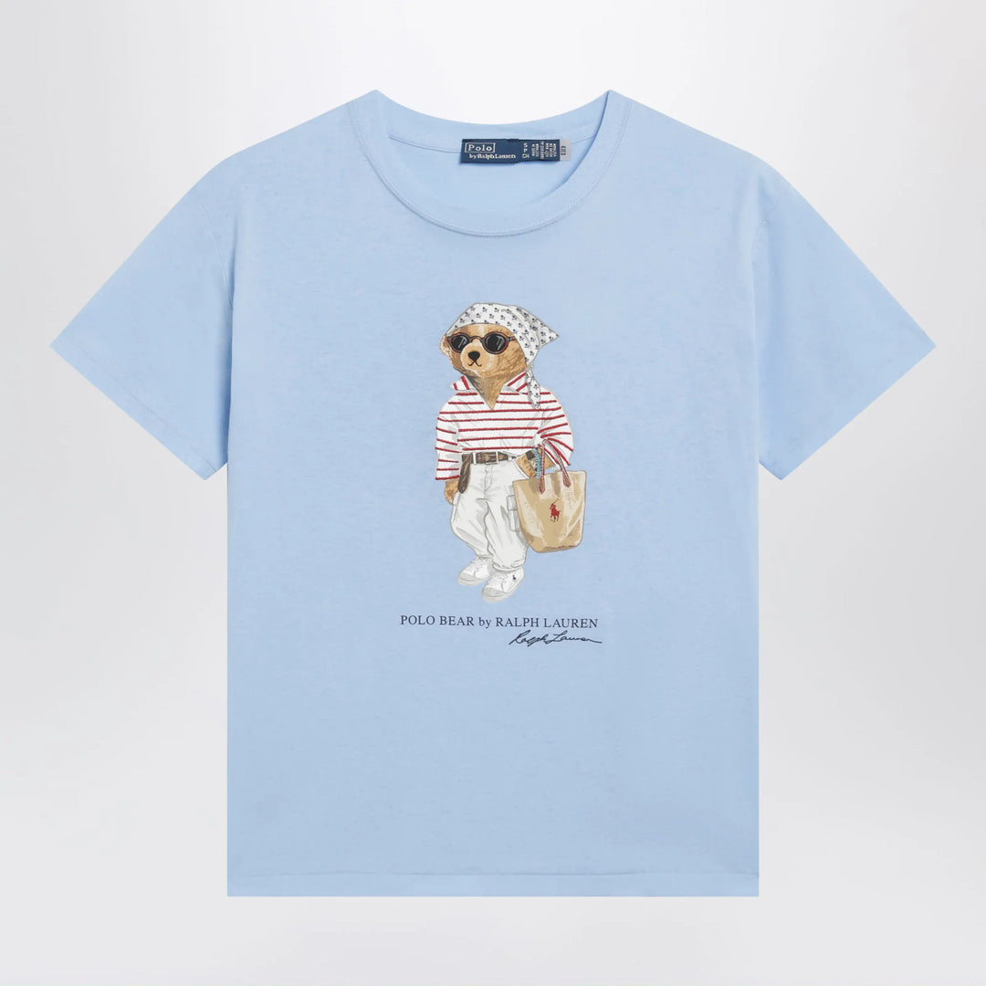 Polo Ralph Lauren - Light blue Polo Bear T-shirt Brand Apparel &amp; Accessories > Clothing > Shirts &amp; Tops XS
