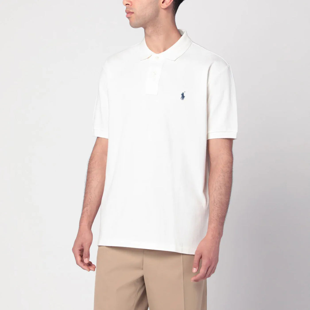 Polo Ralph Lauren - White cotton polo shirt Original-Fit Brand Apparel & Accessories > Clothing > Shirts & Tops S