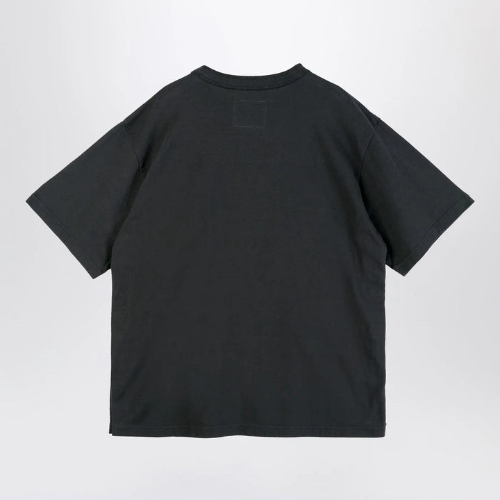 Sacai x Carhartt WIP - Black cotton T-shirt with logo patch Brand Apparel &amp; Accessories > Clothing > Shirts &amp; Tops 1