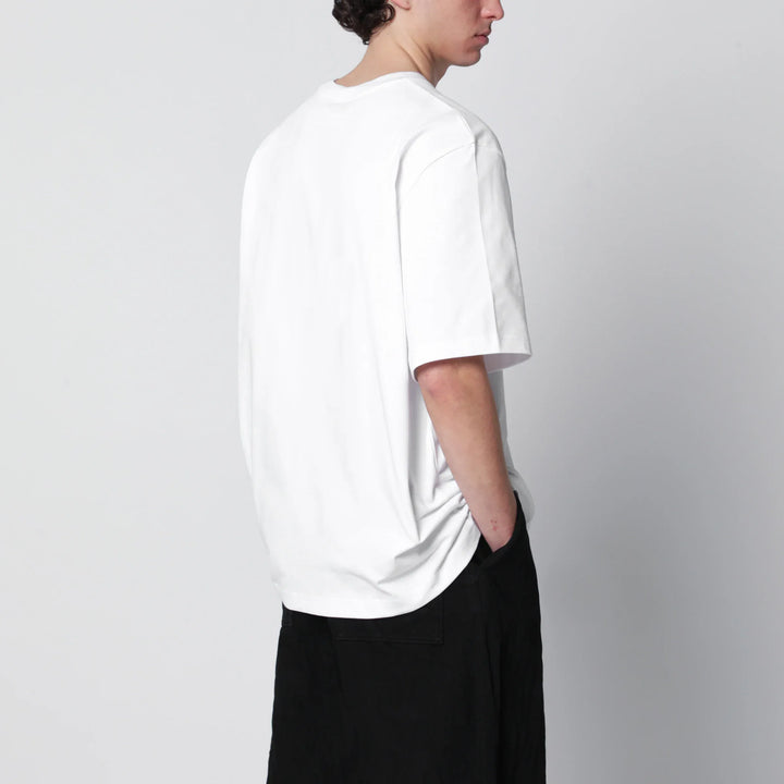 STUDIO NICHOLSON - Lay white boxy-fit T-shirt Brand Apparel &amp; Accessories > Clothing > Shirts &amp; Tops