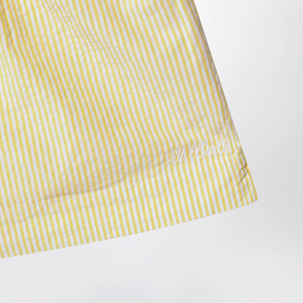 MC2 Saint Barth - Color-block striped shorts Brand Apparel & Accessories > Clothing > Shorts