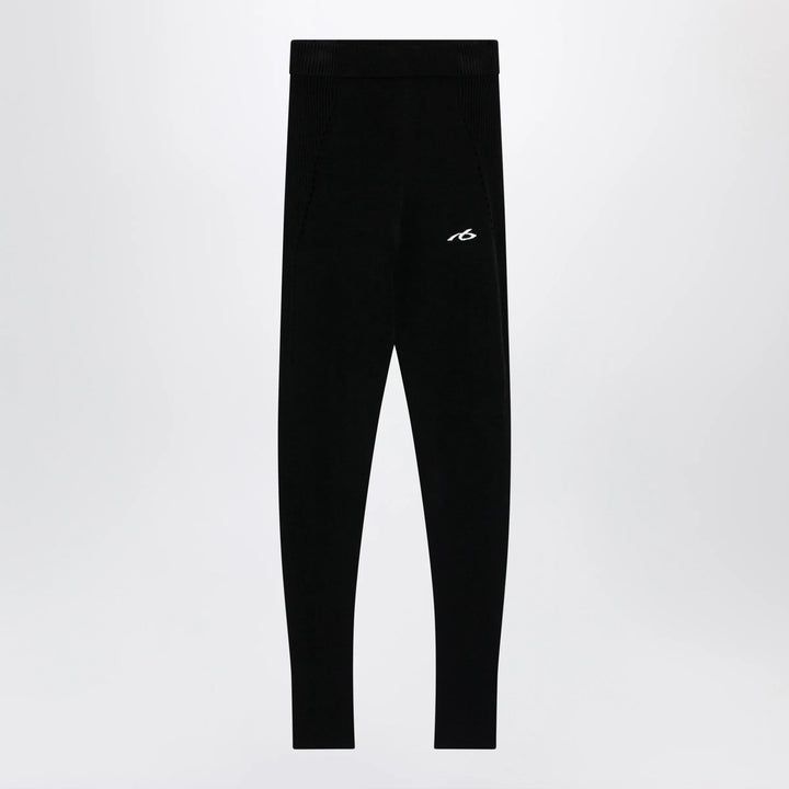 Balenciaga - Black Techwear viscose leggings Brand Apparel &amp; Accessories > Clothing > Underwear &amp; Socks > Hosiery XS