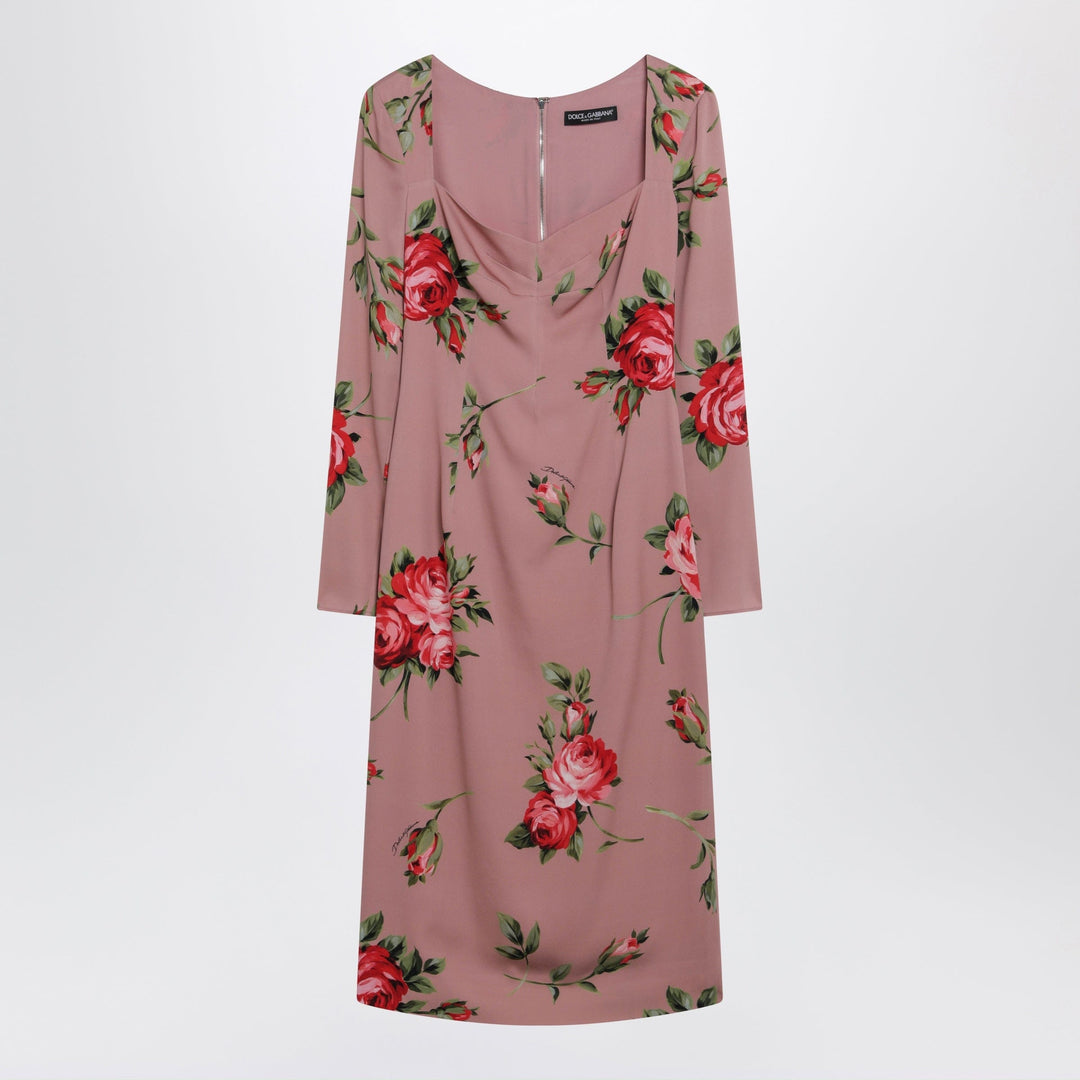 Apparel & Accessories Dolce&Gabbana - Bouquet rose print sheath dress Brand