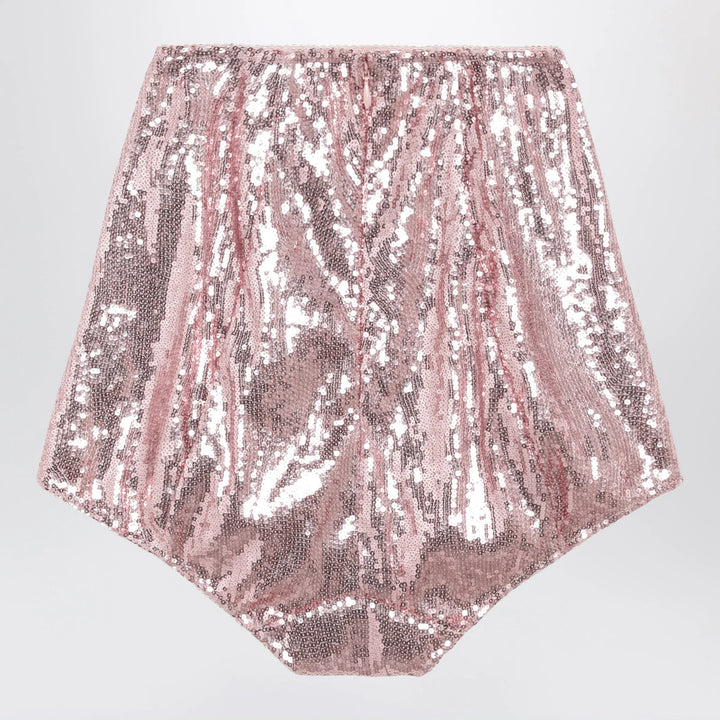 Dolce&amp;Gabbana - Pink micro-sequin culottes Brand Apparel &amp; Accessories 2
