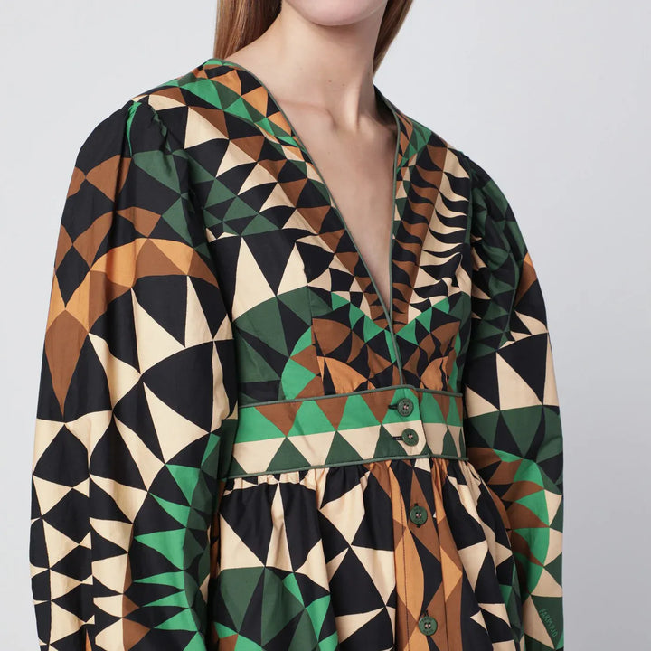 FARM Rio - Green Heart Deco mini dress Brand Apparel &amp; Accessories