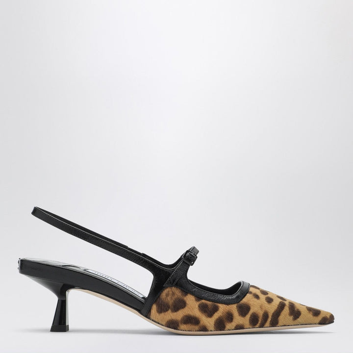 Apparel &amp; Accessories Jimmy Choo - Didi 45 slingback in leopard print pony skin Brand