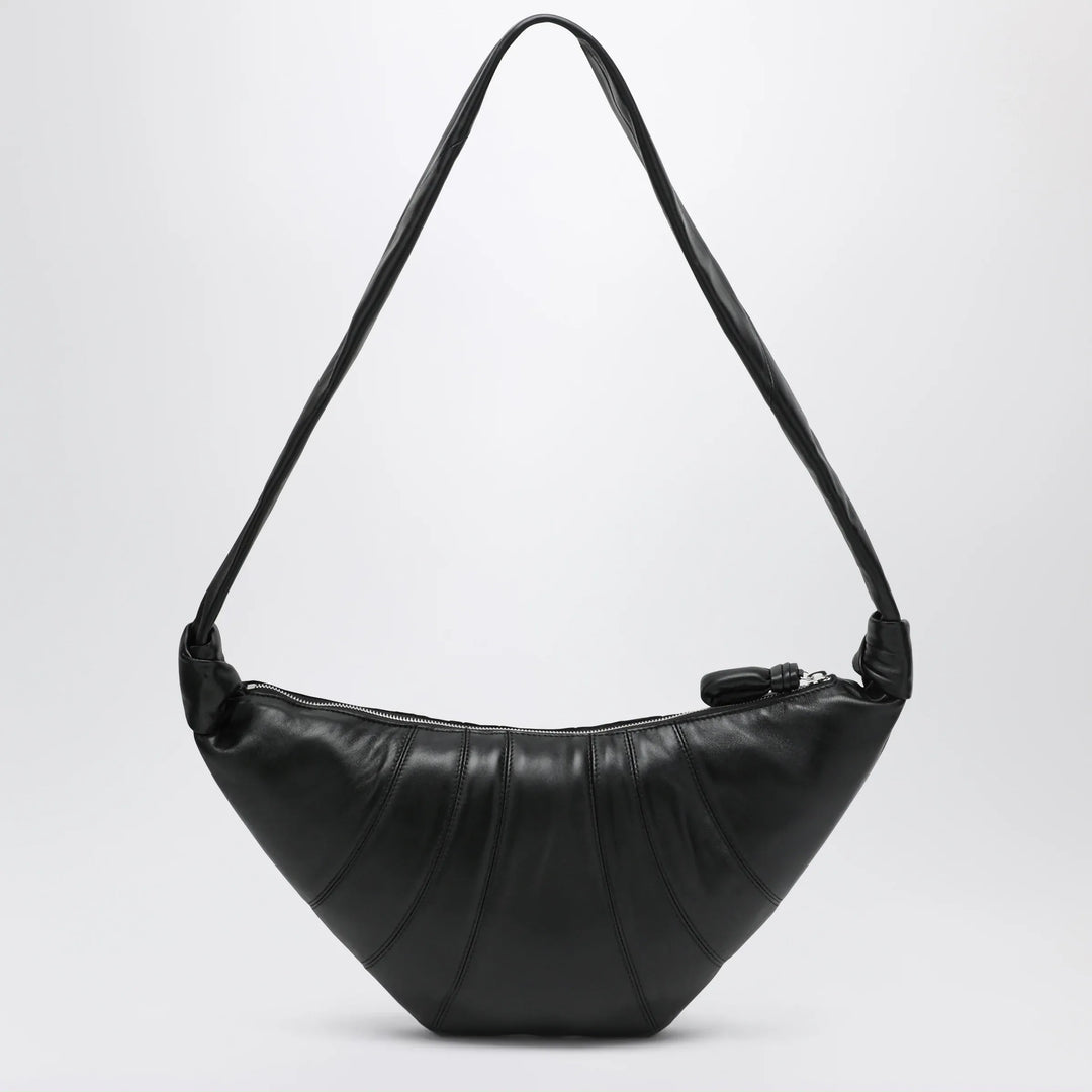 LEMAIRE - Medium Croissant bag in black leather Brand Apparel &amp; Accessories U