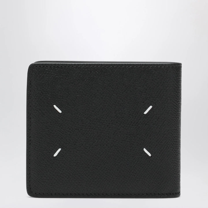 Maison Margiela - Black Four Stitches Bi-Fold Wallet Brand Apparel &amp; Accessories U