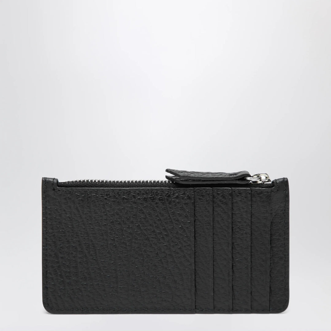 Maison Margiela - Black Four Stitches Zip Cardholder Brand Apparel &amp; Accessories U