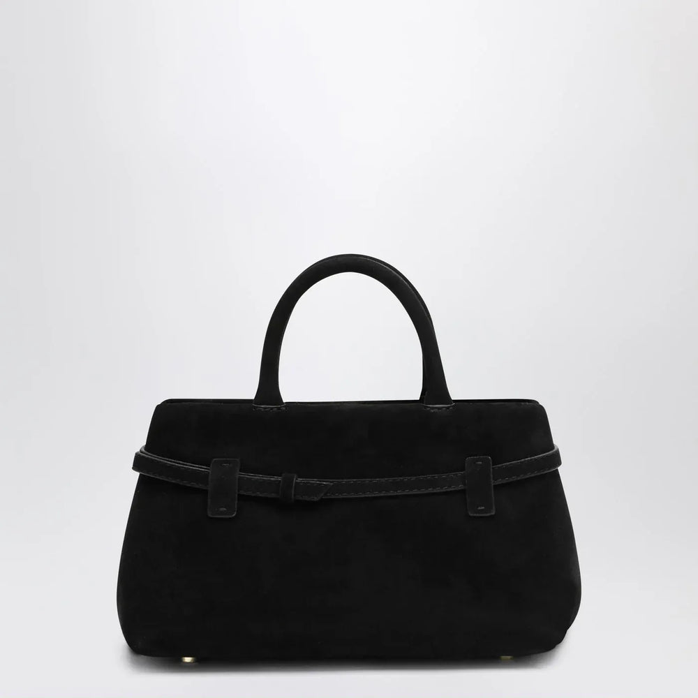 Manu Atelier - Le Cambon 25 black suede bag Brand Apparel & Accessories TU