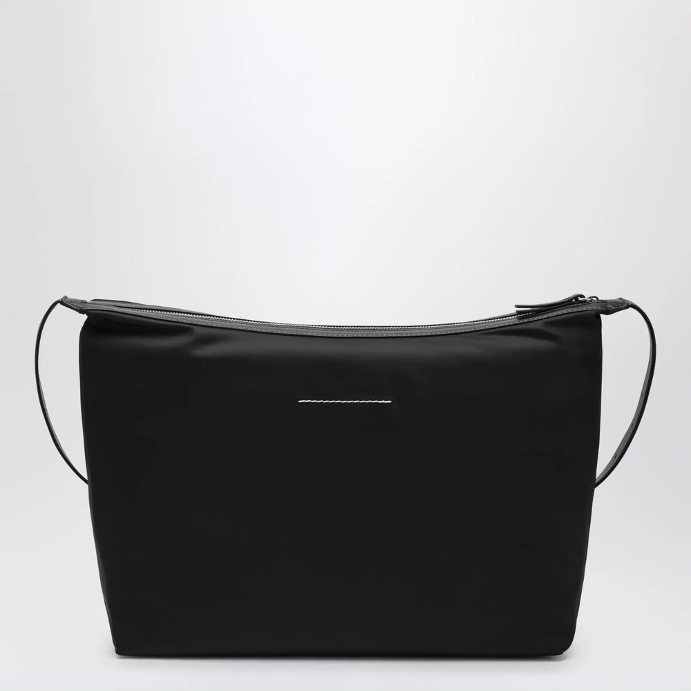 MM6 Maison Margiela - Numeric crossbody bag in nylon and leather black Brand Apparel & Accessories TU