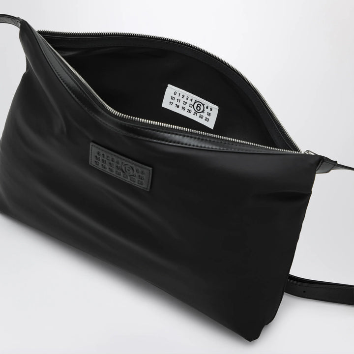 MM6 Maison Margiela - Numeric crossbody bag in nylon and leather black Brand Apparel &amp; Accessories TU