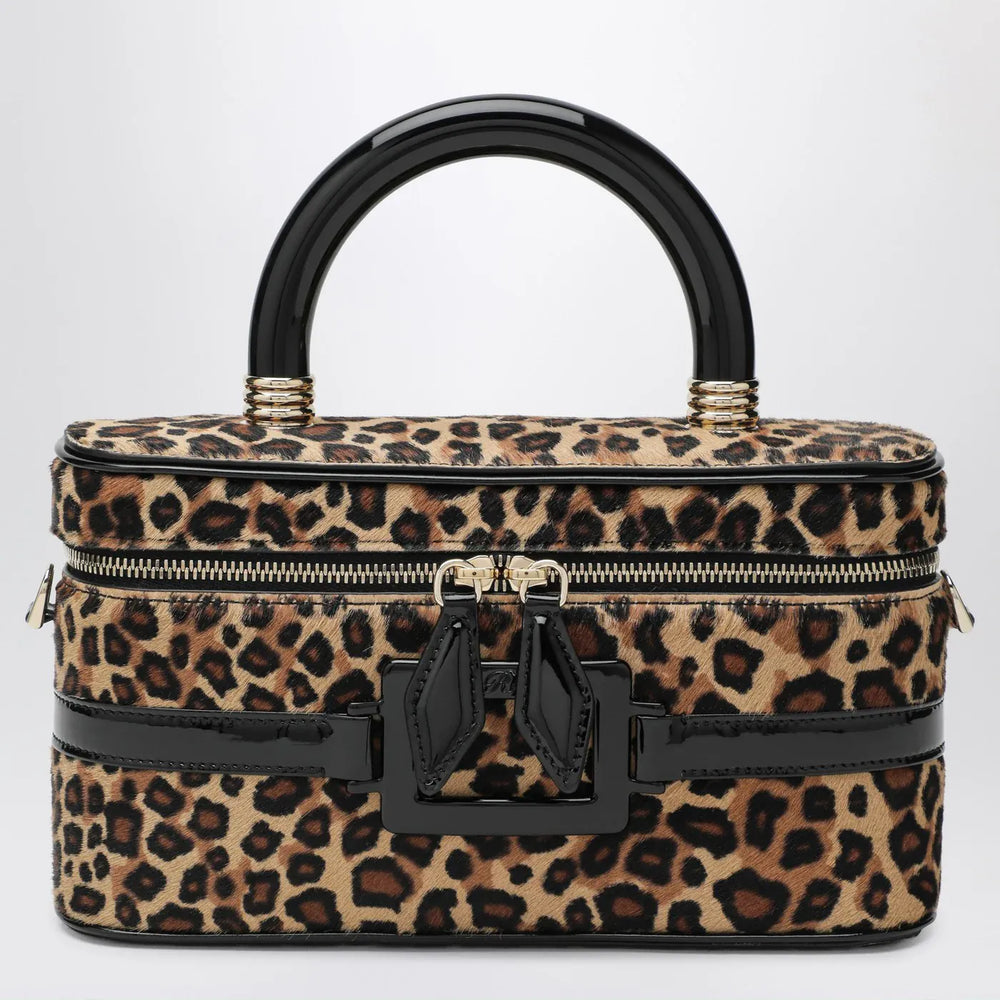 ROGER VIVIER - Belle Vivier Vanity bag leopard print pony skin Brand Apparel & Accessories TU