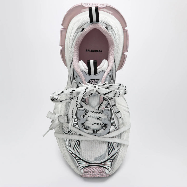 Balenciaga - 3XL Gel Clearsole sneakers in polyurethane, white/pink/black Brand Apparel &amp; Accessories > Shoes