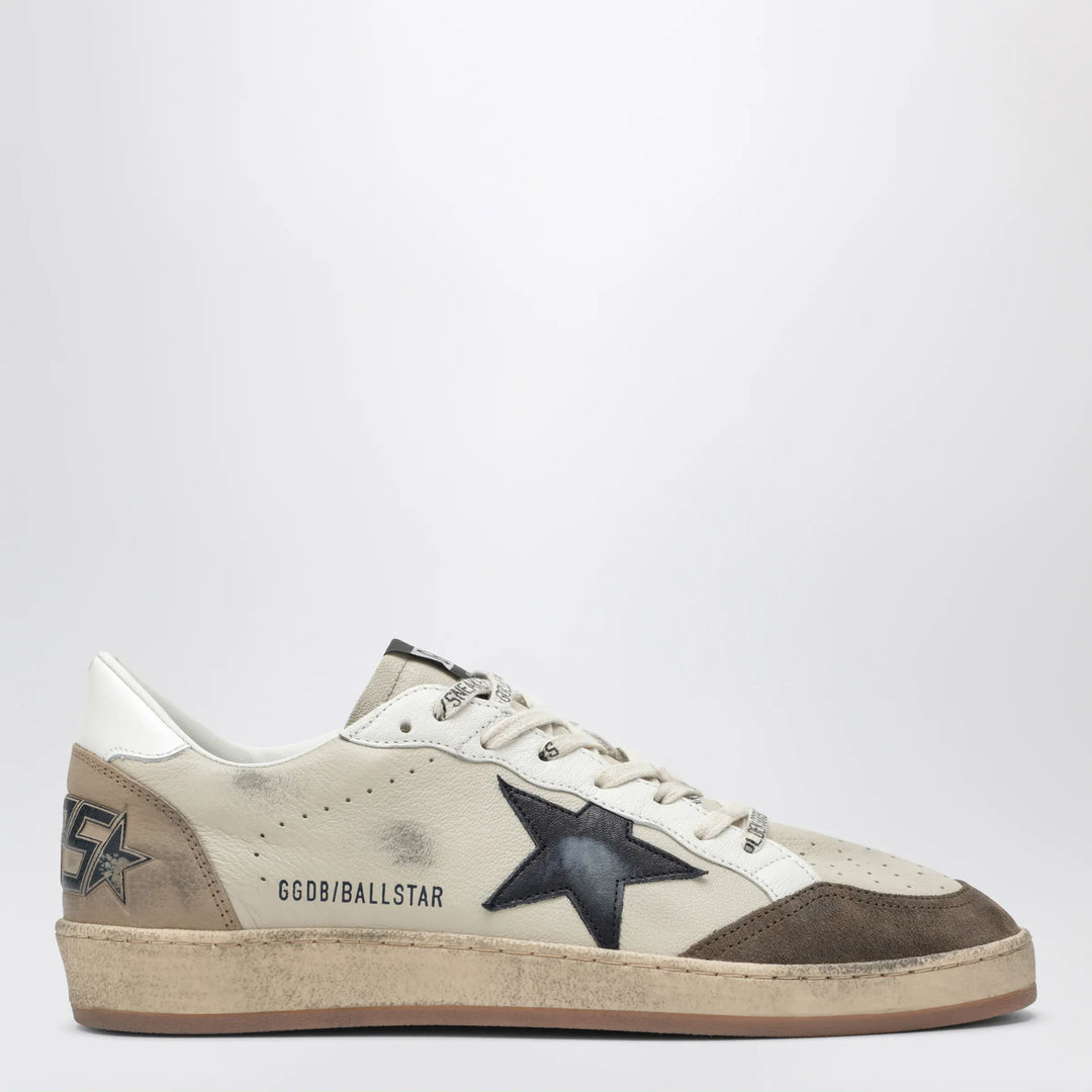 Golden Goose - Cream/white/marble/blue Ball Star sneakers Brand Apparel &amp; Accessories > Shoes