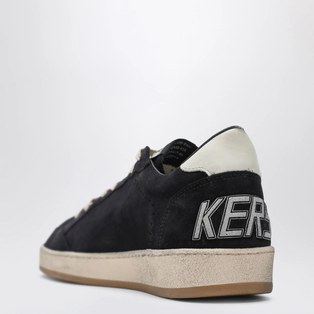 Golden Goose - Dark blue/white Ball Star sneakers in suede and leather Brand Apparel & Accessories > Shoes