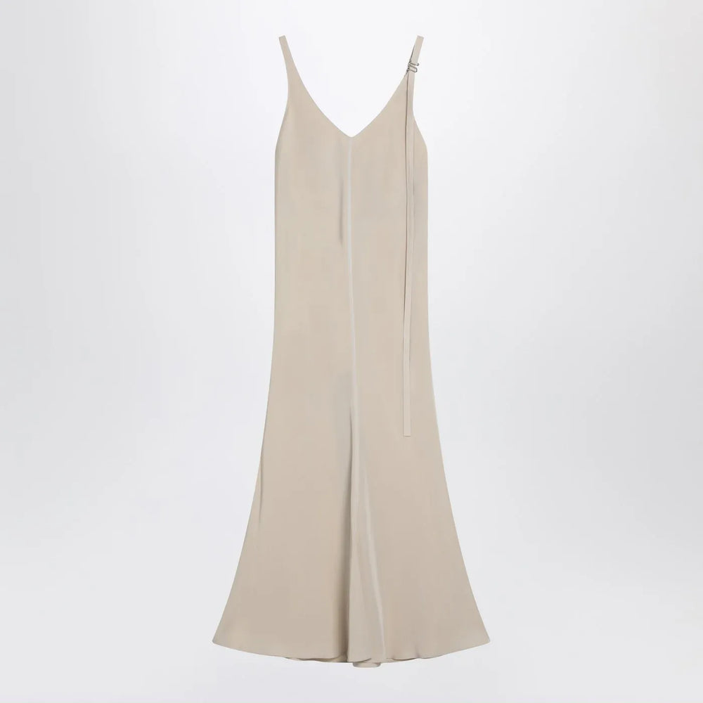 Sportmax - Ivory dress with adjustable strap Brand Apparel & Accessories 42  IT