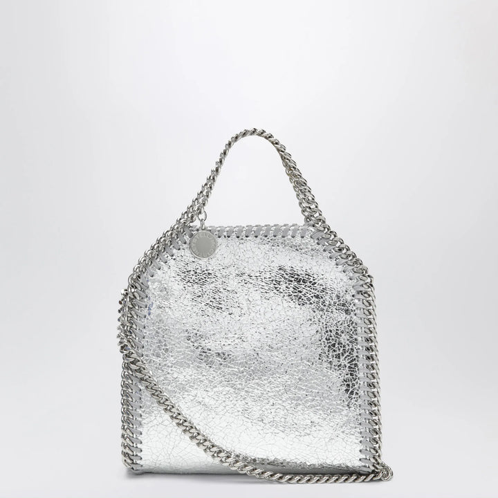 Stella McCartney - Falabella micro tote bag in silver Brand Apparel &amp; Accessories U