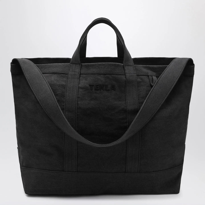 Tekla - Beach bag in black cotton Brand Apparel &amp; Accessories TU