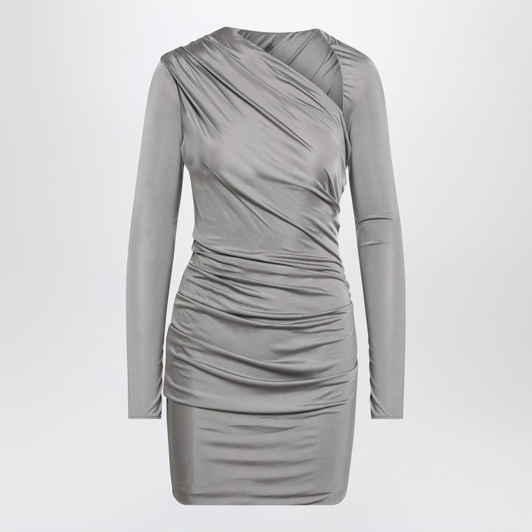 Apparel &amp; Accessories 40  IT The Attico - Draped grey mini dress Brand