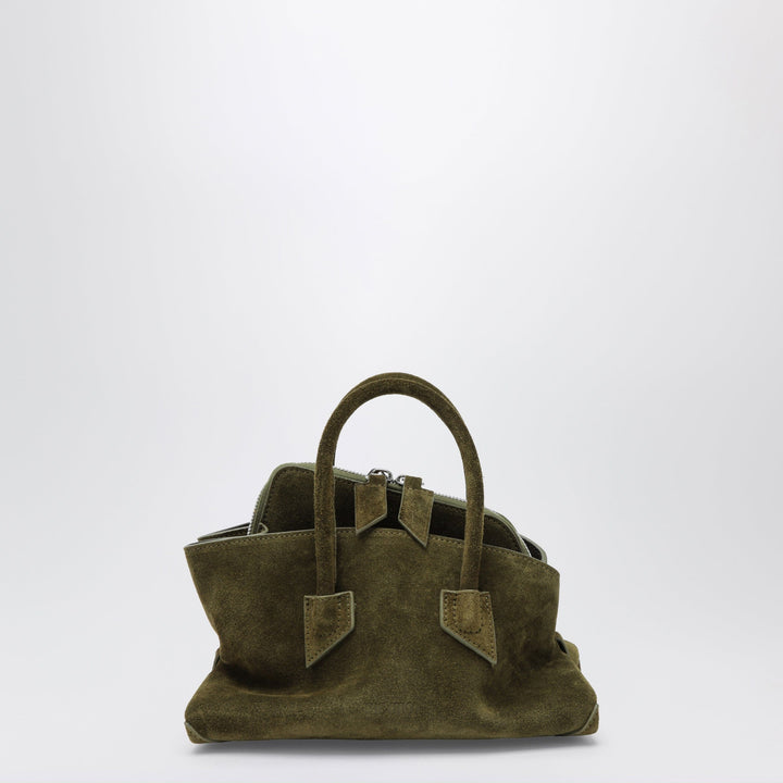 Apparel &amp; Accessories TU The Attico - La Passeggiata Mini khaki green suede bag Brand