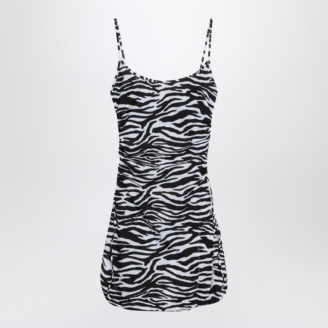 Apparel &amp; Accessories 38  IT The Attico - Zebra beach cover-up in stretch fabric Brand