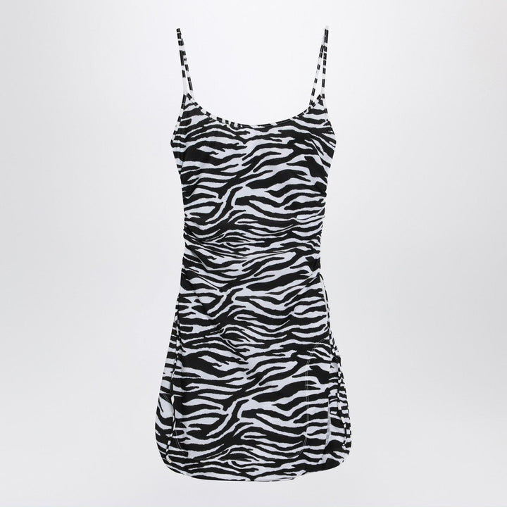 Apparel &amp; Accessories 38  IT The Attico - Zebra beach cover-up in stretch fabric Brand