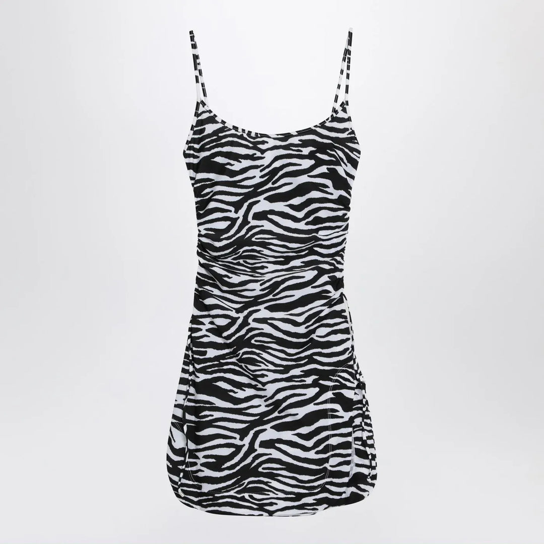 The Attico - Zebra beach cover-up in stretch fabric Brand Apparel &amp; Accessories 38  IT