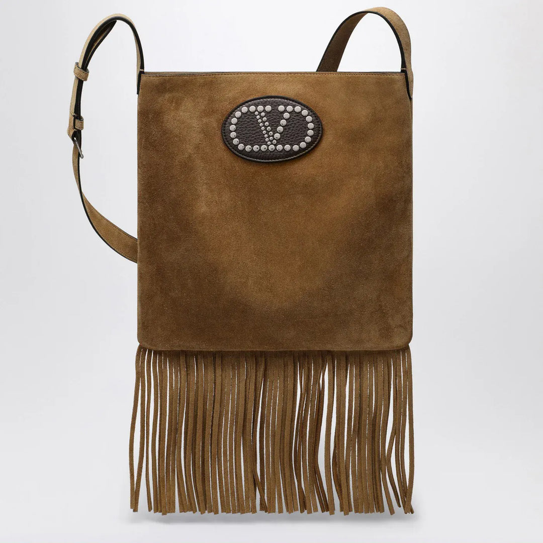 Valentino Garavani - Beige suede Nellcôte bag Brand Apparel &amp; Accessories TU