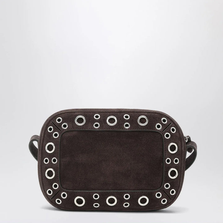 Valentino Garavani - Nellcôte bag brown in suede with studs and rivets Brand Apparel &amp; Accessories TU