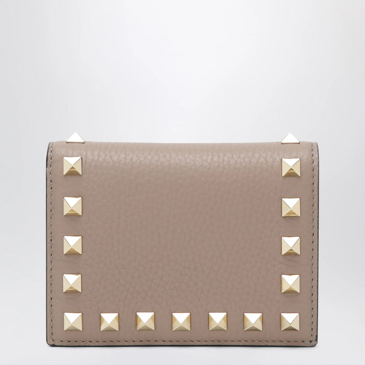 Valentino Garavani - Rockstud wallet in powder pink leather Brand Apparel &amp; Accessories U
