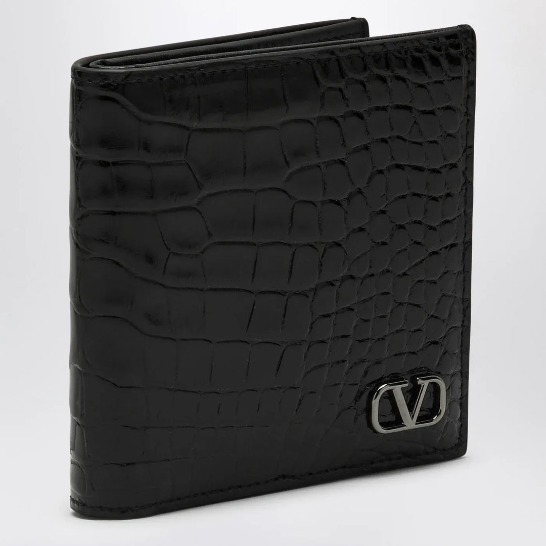 Valentino Garavani - Signature VLogo Wallet Black Brand Apparel &amp; Accessories TU